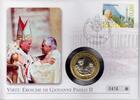 Vatikan Medaille auf Numisbrief Papst Benedikt XVI. - Johannes Paul II. - Virtu Eroiche -