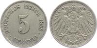 Kaiserreich 5 Pfennig 5 Pfennig - großer Adler -