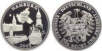 Hamburg Medaille Hamburg - Denkmal - Sehenswürdigkeiten - Städte - Wappen - Schiffe -