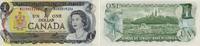 Kanada 1 Dollar Banknote - Kanada - 1 Dollar - 1973 - Holz im Fluss -