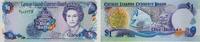 Cayman Islands 1 Dollar Banknote - Cayman Islands - 1996 - 1 Dollar Fische - Korallen - Meerestiere -