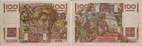 Frankreich 100 Francs Banknote - Frankreich - 1954 B - 100 Francs - Schiffe -