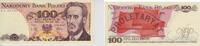 Polen 100 Zlotych Banknote - Polen - 1988 - 100 Zlotych - Ludwik Warynski - Politiker -