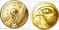 Frankreich 50 Euro Fußball-WM in Quatar 2022 - FIFA-Pokal -