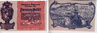 Liechtenstein 20 Heller Banknote - Liechtenstein - 20 Heller - 1920 - Turm - Wappen -