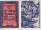 Liechtenstein 50 Heller Banknote - Liechtenstein - 50 Heller - 1920 - Ortsansicht - Wappen -