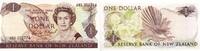 Neuseeland 1 Dollar Banknote - Neuseeland - 1 Dollar - 1981-1985 - Fantail - Vogel - Blumen -