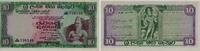 Ceylon 10 Rupees / Rupien Banknote - Ceylon - 1975 - 10 Rupees / Rupien - Statue - Steinbildnis -