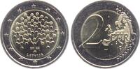 Lettland 2 Euro 100 Jahre Latvijas Banka - Lettlands Bank -
