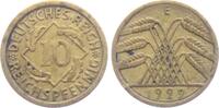 Weimarer Republik 10 Reichspfennig 10 Reichspfennig - mit Ährenbündel -
