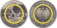 Deutschland - BRD 5 x 5 Euro Subtropische Zone - Ziege - Satz ADFGJ -