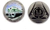 Spanien 1,5 Euro Historische Eisenbahn - Locomotora 1615 -