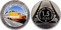 Spanien 1,5 Euro Historische Eisenbahn - TGV - Train Grande Vitesse -