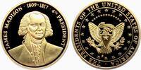 USA Medaille Die großen Präsidenten der USA - James Madison - 4. Präsident der USA -