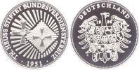 Deutschland - BRD Silbermedaille Theodor Heuss Stiftung - Bundesverdienstkreuz 1951 - mit Echtheitszertifikat -