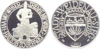Siegen - Weidenau Medaille Weidenau - Auf den Hütten - Bergbau - Eisen - Schmiede - Frieder - Eisenerz -