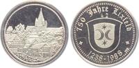 Lixfeld / Gemeinde Angelburg Medaille 750 Jahre Lixfeld - Wappen - Ortsansicht mit Kirche - Gansbachtal -