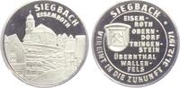 Siegbach Eisemroth Medaille Gemeinde Siegbach mit Ortsteilen - Ortsansicht mit Kirche -