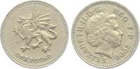 Großbritannien 1 Pound Elisabeth II. (1952-2022) - Walisicher Drache -