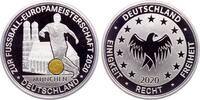 Deutschland - BRD Medaille Gedenkprägung zur Fußball EM 2020 Deutschland - München - Frauenkirche -