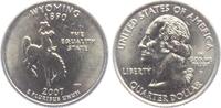 USA 1/4 Dollar - Quarter Statehood Wyoming - Zhe Equality State - Rodeo -