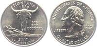 USA 1/4 Dollar - Quarter Statehood Montana - Big Sky Country -