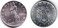 Vatikan 2 Lire Fortitudo - Papst Pius XII. (1939-1958) -
