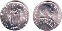 Vatikan 5 Lire Justitia - Papst Pius XII. (1939-1958) -