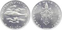 Vatikan 10 Lire Fisch - Papst Paul VI. (1963-1978) -