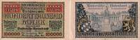 Bayern 100.000 Mark Banknote - Bayerische Notenbank - 100000 Mark - 1923 - Kennr. blau 6-stellig -