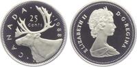 Kanada 25 Cents Elch - Tiere -