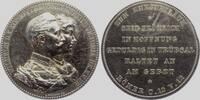 Brandenburg-Preussen Silbermedaille Silberhochzeit Kaiser Wilhelm II. + Auguste Victoria -