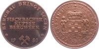 Fischbach Medaille Bergbau - Fischbach - Kupferbergwerk - Wappen -