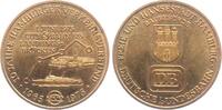 Hamburg Medaille Baubehörde Hamburg - 10 Jahre HH Verkehrsverbund - DB - Schiffe - Landungsbrücke -