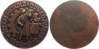 Ungarn - Dunaujvaros Medaille Technische Fachschule in Dunaujvaros - Maschinenbau - Stahl -