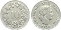 Schweiz 10 Rappen Kopf der Helvetia -
