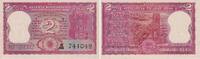 Indien 2 Rupees / Rupien Banknote - Indien - 1967-1968 - 2 Rupees / Rupien - Tiger -