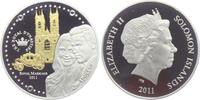 Salomon Inseln 1 Dollar Hochzeit von Prinz William und Kate Middleton - mit Zertifikat (beschrieben) -