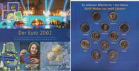 12 x 1 Euro 2002 Deutschland - BRD Der Euro 2002 - 12 x 1 Euro aus verschiedenen Eurostaaten bankfrisch im Blister