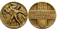 Schweiz Medaille 100 jähr. Bestehens der Schweizer Offiziersgesellschaft -