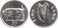 Irland 5 Pence Stier - Tiere -