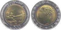 Italien 500 Lire Obelisk und Diokuren vor Quirinalspalast -
