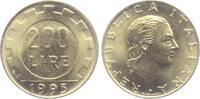 Italien 200 Lire Zahnrad -