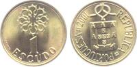 Portugal 1 Escudo Stickerei -