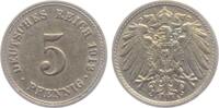 Kaiserreich 5 Pfennig 5 Pfennig - großer Adler -