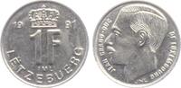 Luxemburg 1 Franc Jean von Luxemburg -