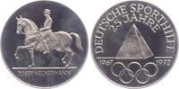 Deutschland - BRD Medaille Josef Neckermann zu Pferd - 25 Jahre Deutsche Sporthilfe -