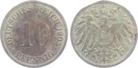 Kaiserreich 10 Pfennig 10 Pfennig - großer Adler -