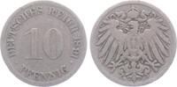 Kaiserreich 10 Pfennig 10 Pfennig - großer Adler -