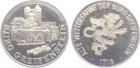 Greifenstein Medaille Gedenkprägung - Alte Wetterfahne der Burg Greifenstein - Dillkreis -